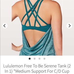 Lululemon Free to be Serene Tank